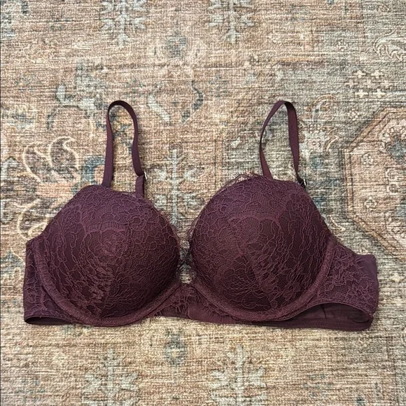 Victoria’s Secret • 36B Dream Angels Push Up Bra in Burgundy - Picture 2 of 6